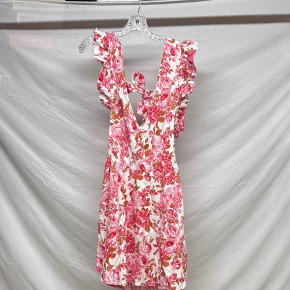 Floral Ruffle Dress - Picture 1 of 7